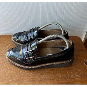 Naturalizer Crocodile  Women's Loafers With Double Buckle Strap  Size 10